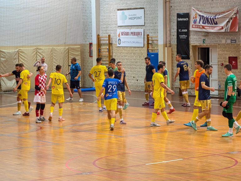 Fotografija s futsal utakmice MNK Solin 1980