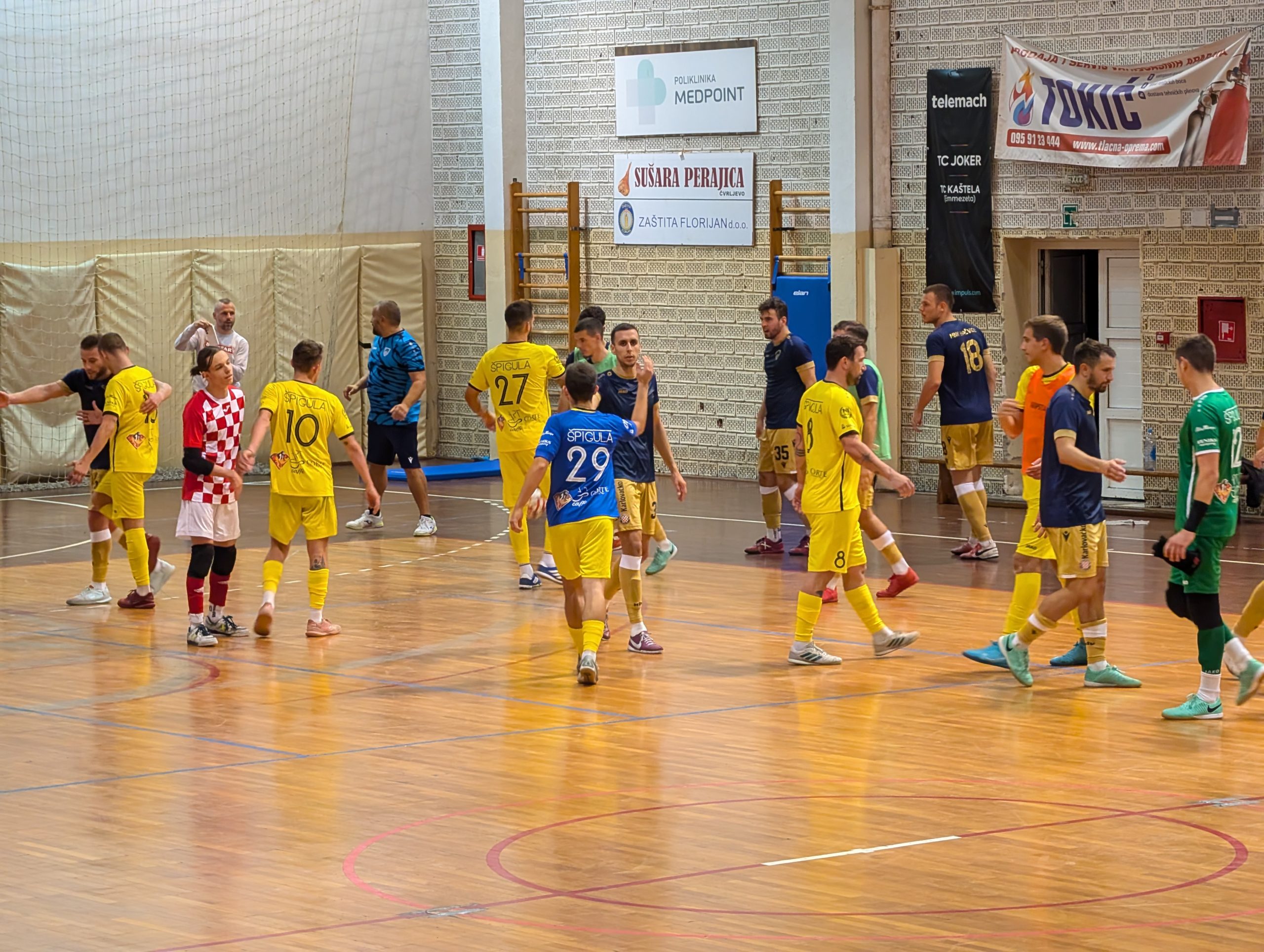 Fotografija s futsal utakmice MNK Solin 1980