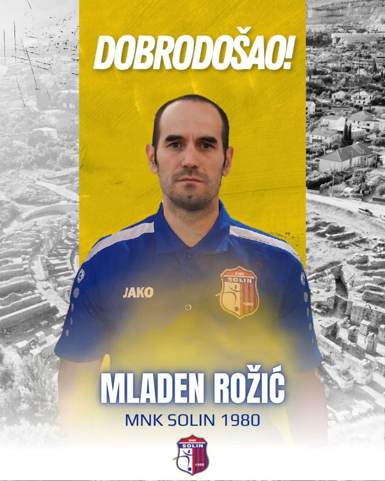 Mladen Rožić, trener MNK Solin 1980